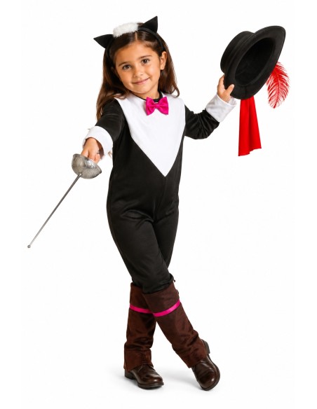 Costume de Chat Mousquetaire | Costumes pour Enfants Le Roi du Carnaval
